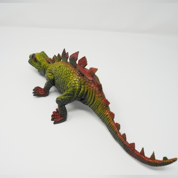 Vintage 1970 Dor Mei Chinsaur Dinosaur Dino Stegosaurus Lizard Monster Hong Kong - Picture 5 of 7